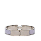 Hermes Clic Clac Bangle Silver Purple Metal 1- Bracelet — view 3