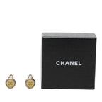 Chanel CC Logo Vintage Earrings Silver Gold Metal — view 4
