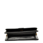 Dior Crossbody Chain Shoulder Bag Black Leather — view 3