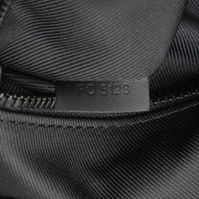 Louis Vuitton Monogram Shadow Discovery Backpack Black Noir Leather — view 8