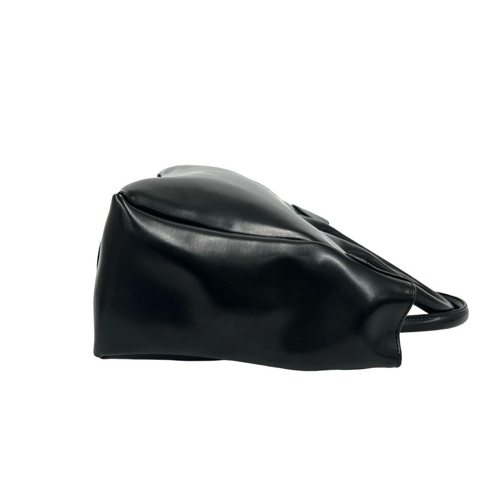 Saint Laurent Vintage YSL Logo Leather Tote Black — view 6