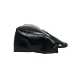 Saint Laurent Vintage YSL Logo Leather Tote Black — view 6