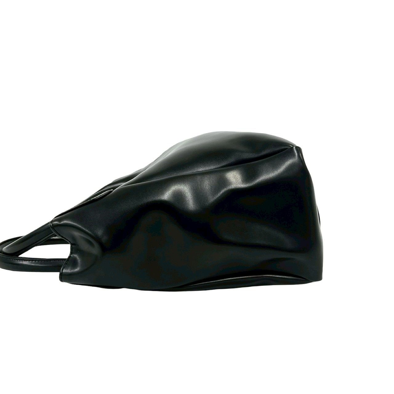 Saint Laurent Vintage YSL Logo Leather Tote Black — view 5
