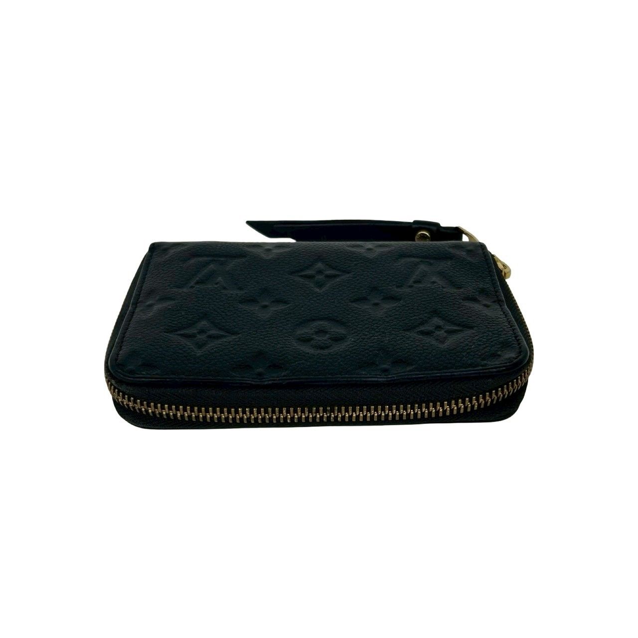 Louis Vuitton Zippy Coin Purse Monogram Empreinte Leather Bifold Wallet Noir — view 3
