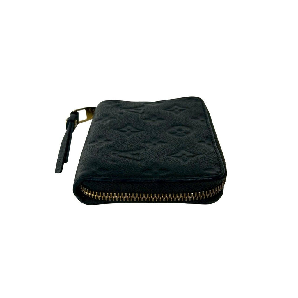 Louis Vuitton Zippy Coin Purse Monogram Empreinte Leather Bifold Wallet Noir — view 5