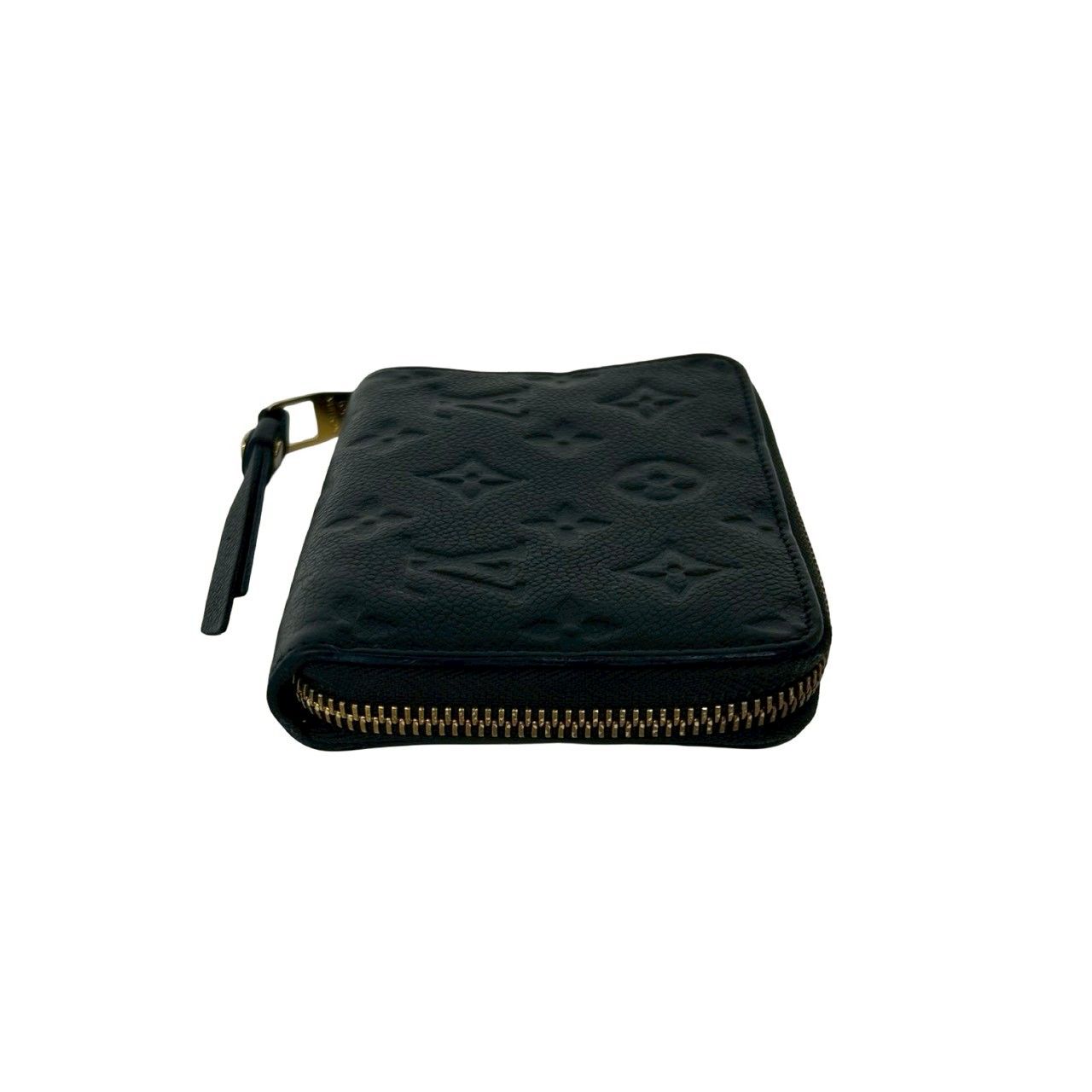 Louis Vuitton Zippy Coin Purse Monogram Empreinte Leather Bifold Wallet Noir — view 5