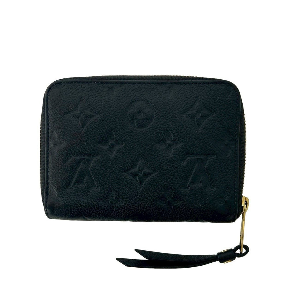 Louis Vuitton Zippy Coin Purse Monogram Empreinte Leather Bifold Wallet Noir — view 2
