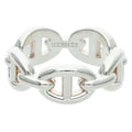 Hermes Chaine D'ancre Enchainee PM Silver Ring