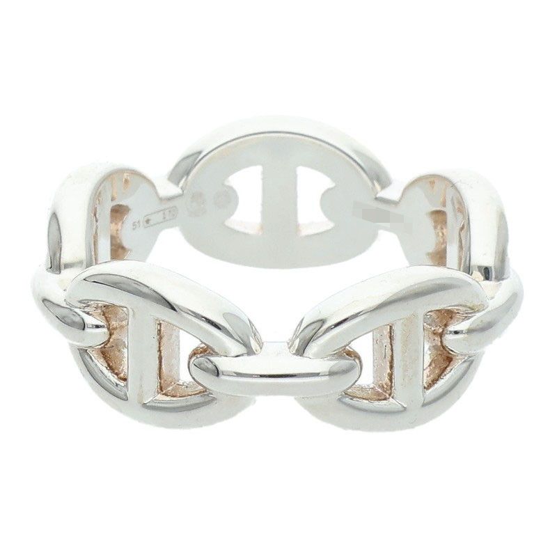 Hermes Chaine D'ancre Enchainee PM Silver Ring — view 2