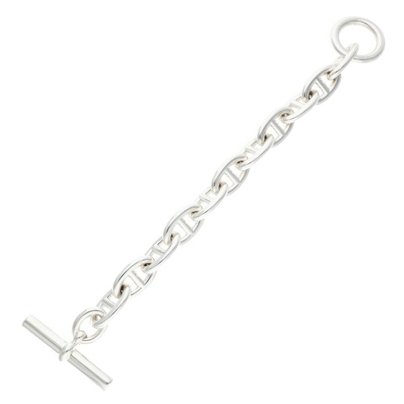 Hermes Chaine D'ancre TGM Silver Bracelet — view 2