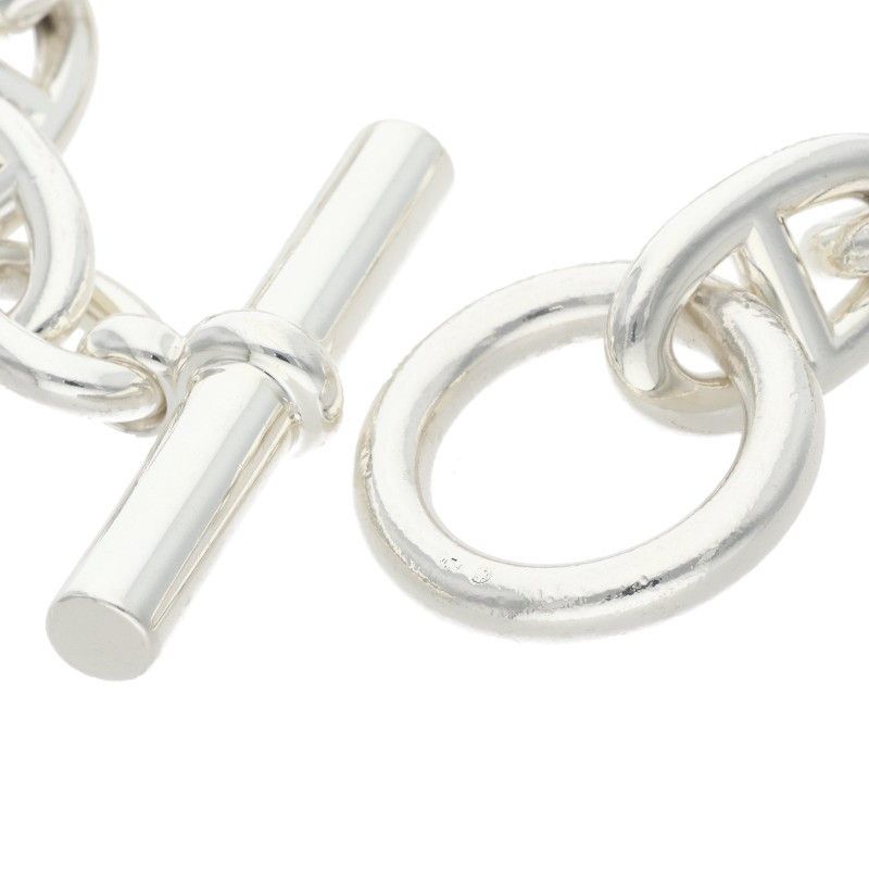 Hermes Chaine D'ancre TGM Silver Bracelet — view 4