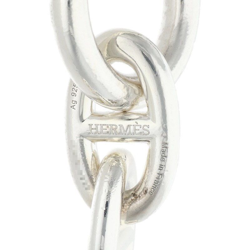 Hermes Chaine D'ancre TGM Silver Bracelet — view 3