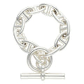 Hermes Chaine D'ancre TGM Silver Bracelet