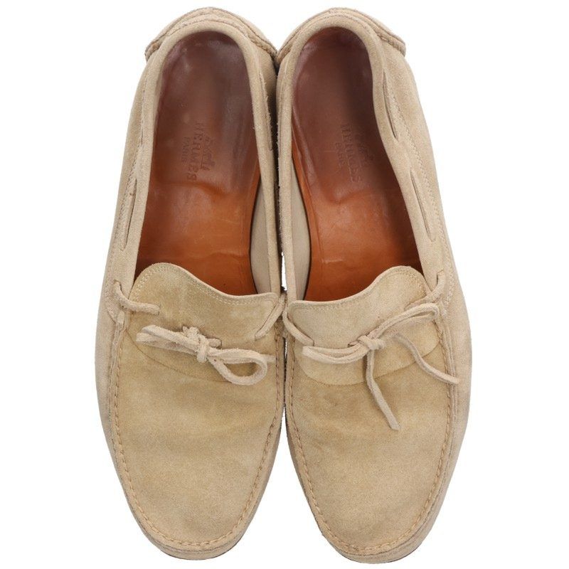 Hermes Suede Deck Shoes — view 4