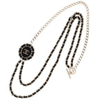 Chanel Leather Cut Replacement Chain Necklace — view 2