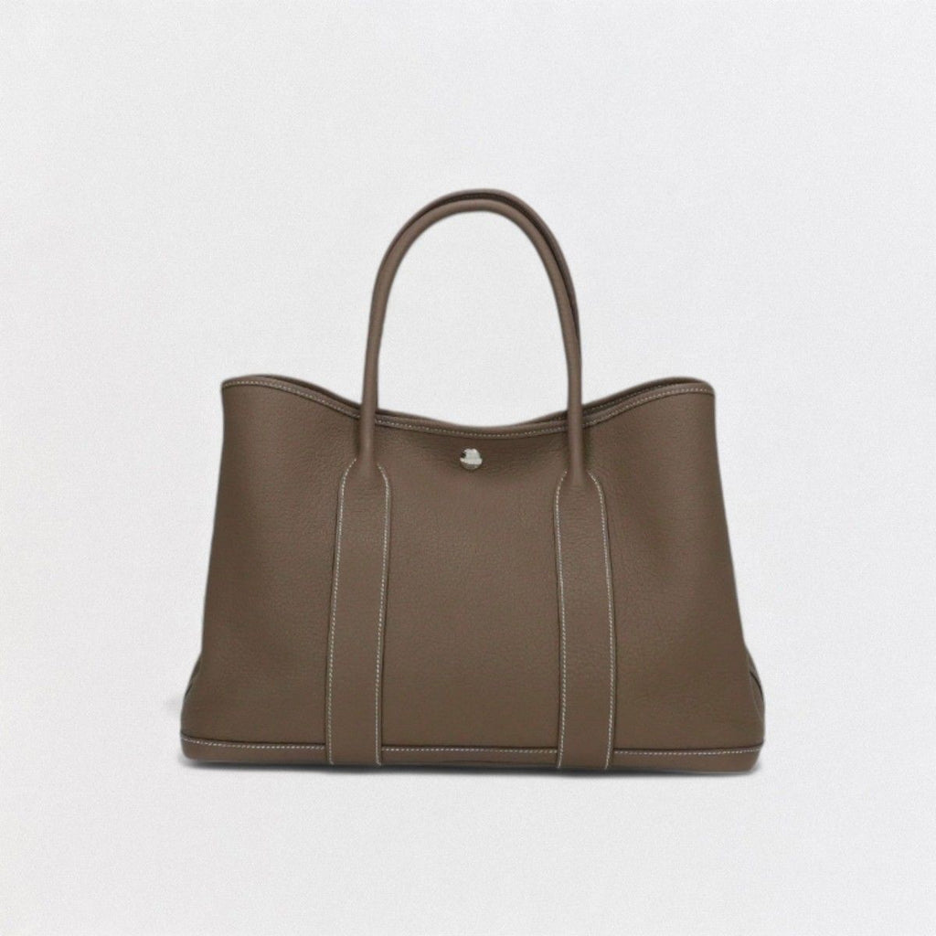 Hermes Garden Party PM 36 Tote Country Etoupe Gray Silver — view 3