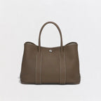 Hermes Garden Party PM 36 Tote Country Etoupe Gray Silver
