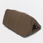 Hermes Garden Party PM 36 Tote Country Etoupe Gray Silver — view 5