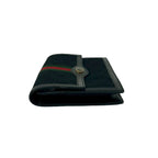 Gucci Vintage GG Logo Sherry Line Canvas Leather Pouch Black — view 4