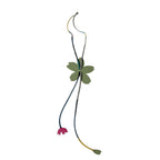 Hermes Charm Petit Ash Cherry Blossom Epsom Chevre Keychain — view 2