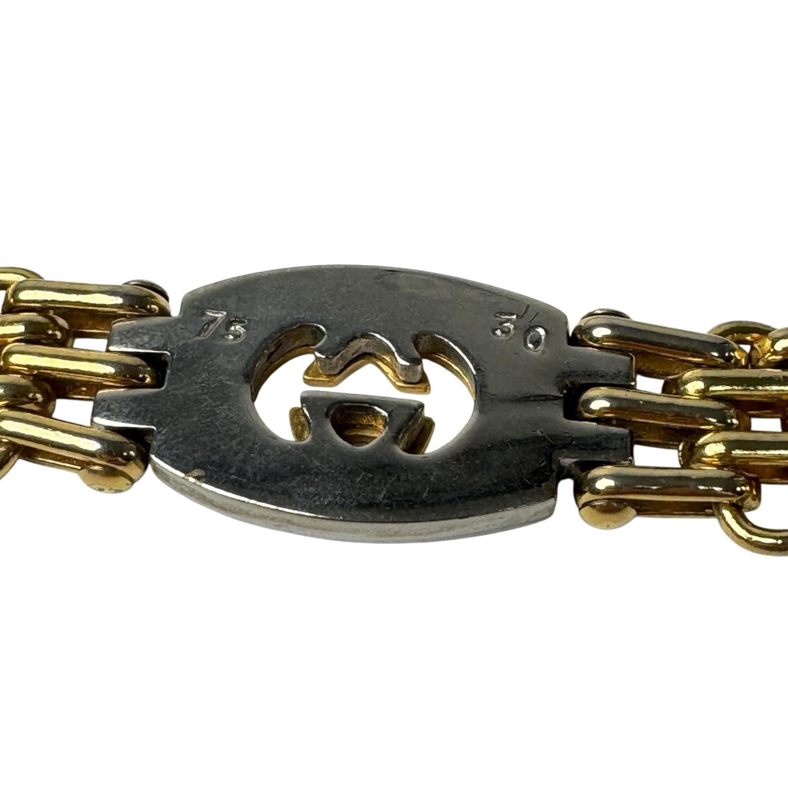 Gucci Interlocking Chain Belt with Logo Charm 75 — view 7