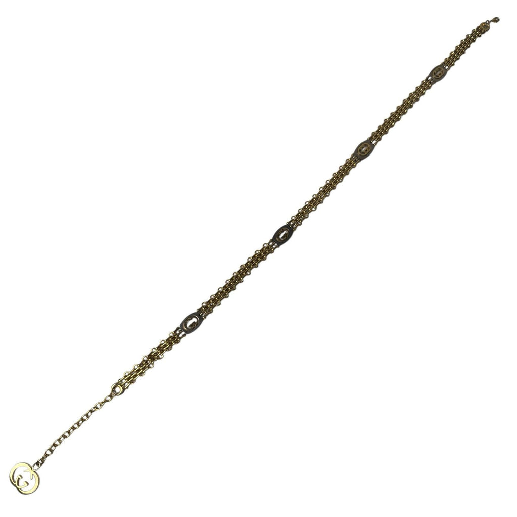 Gucci Interlocking Chain Belt with Logo Charm 75 — view 8