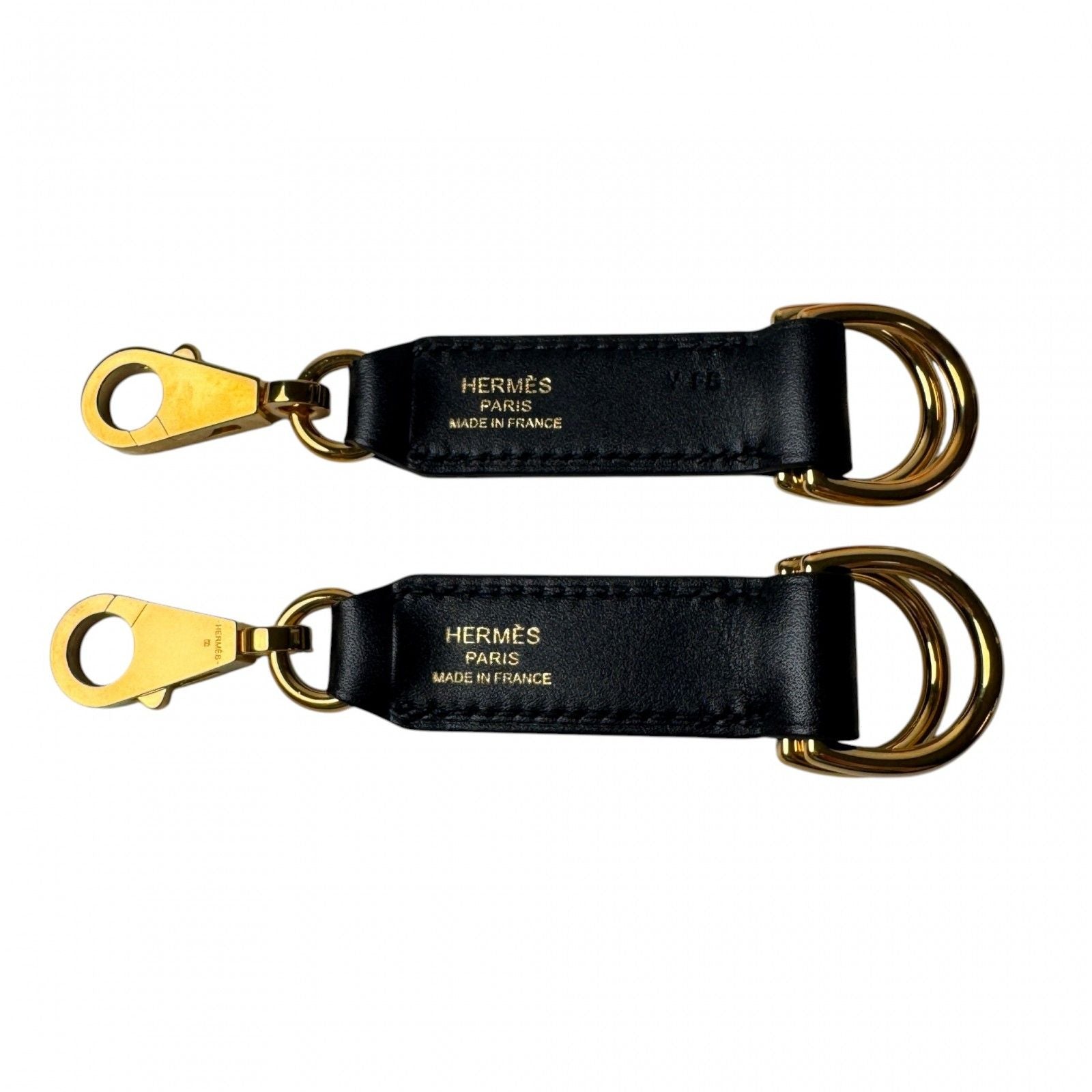 Hermes Attache Soie Bag Strap Black — view 2