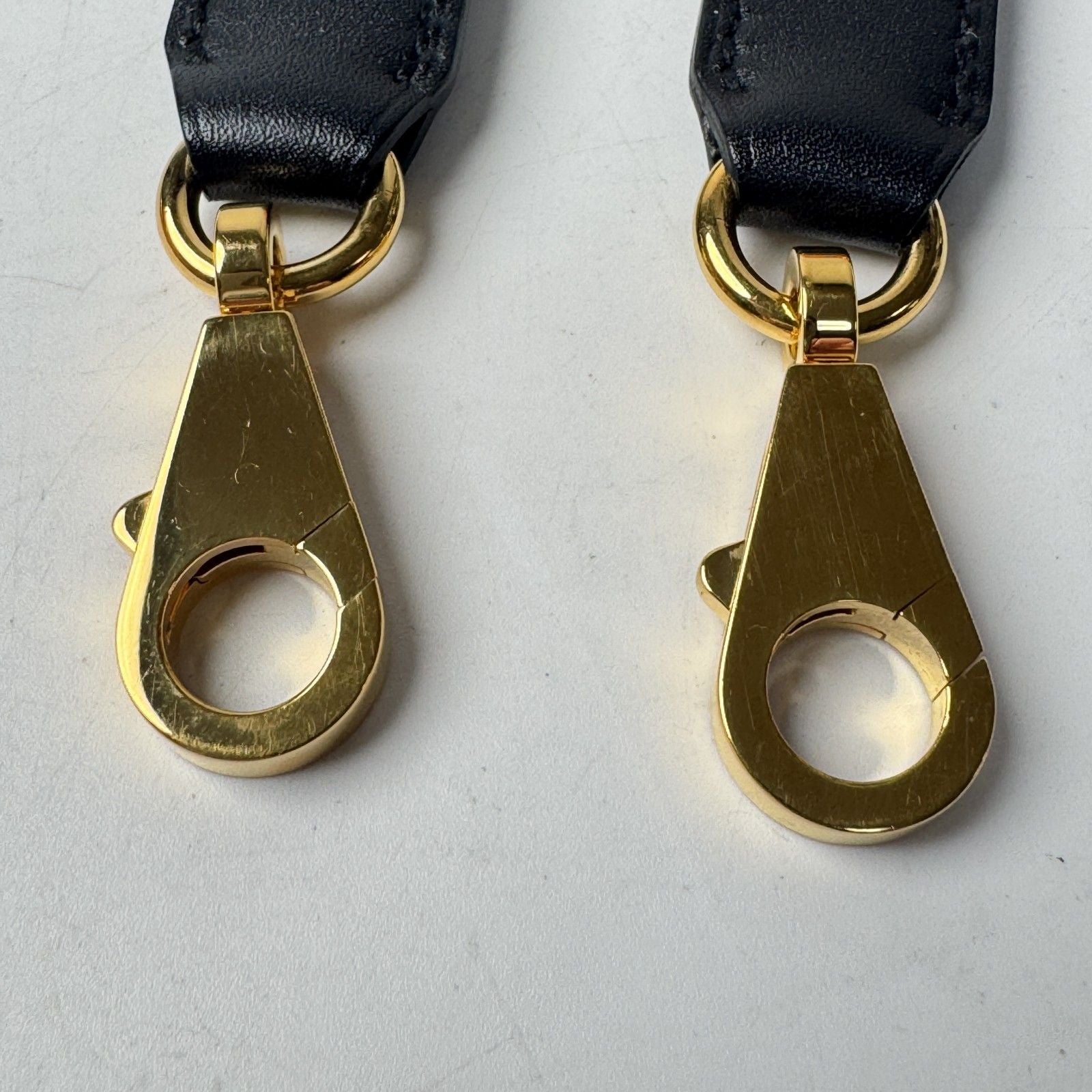 Hermes Attache Soie Bag Strap Black — view 3