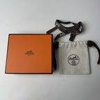 Hermes Attache Soie Bag Strap Black — view 7