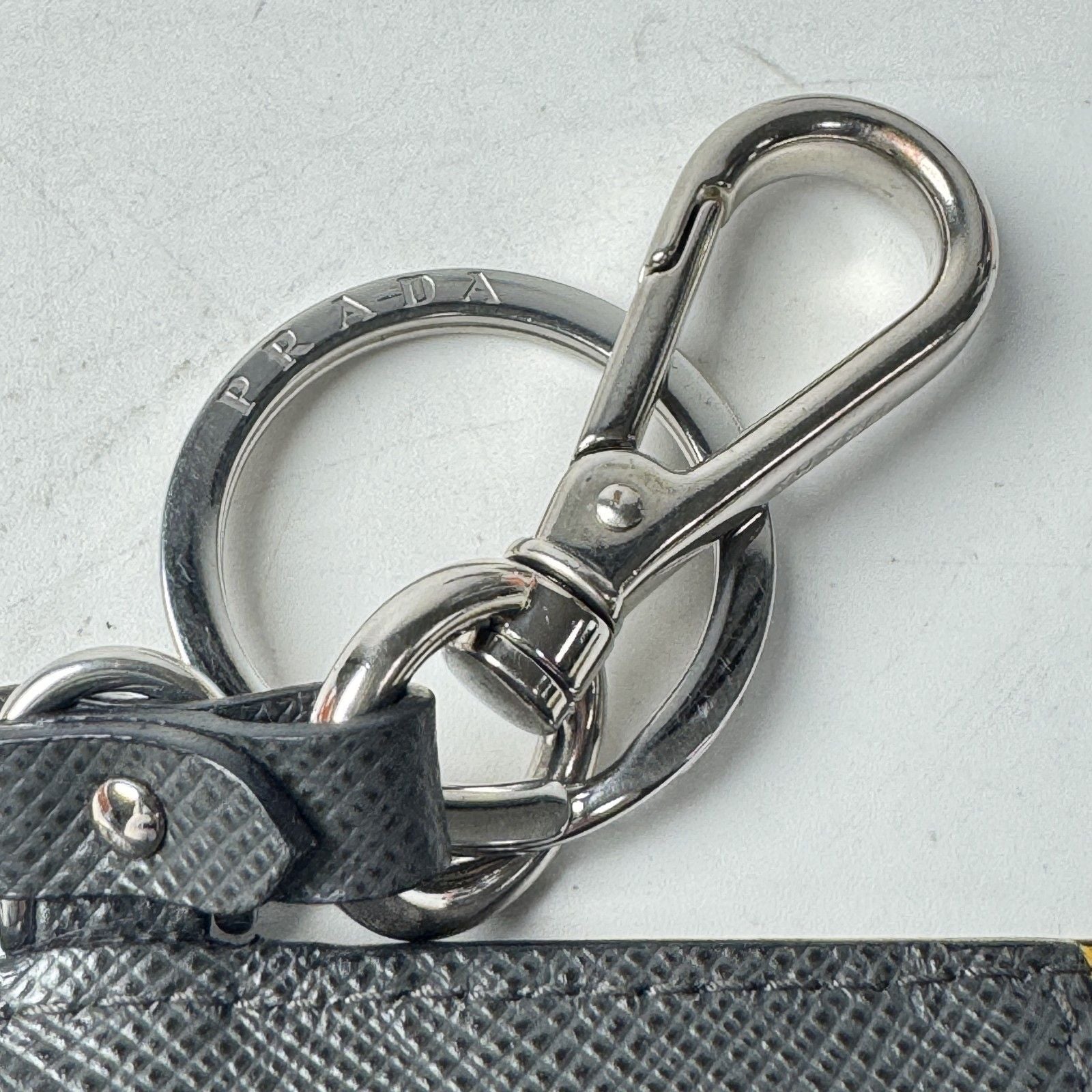 Prada Saffiano Dog Illustration Coin Case — view 7
