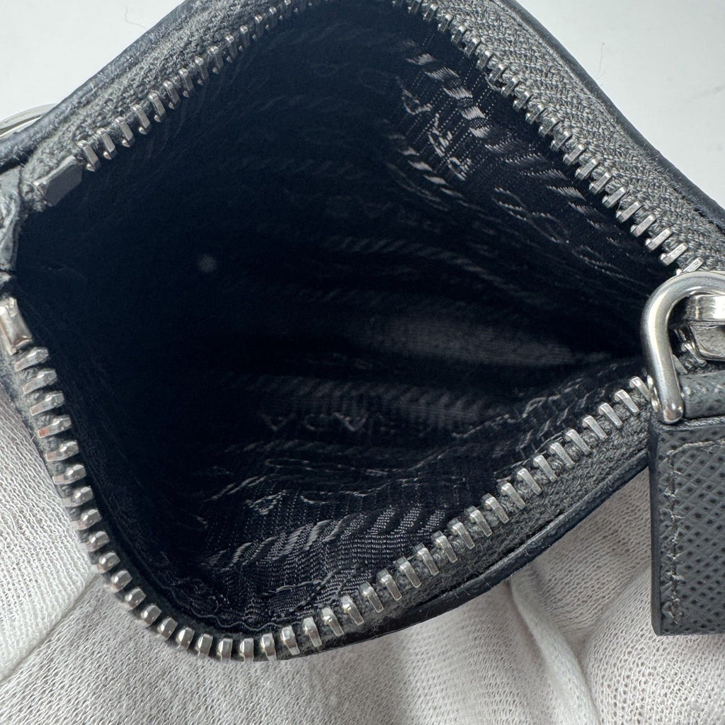 Prada Saffiano Dog Illustration Coin Case — view 6