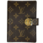 Louis Vuitton Agenda PM System Notebook Book Cover Monogram Brown