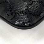 Gucci GG Supreme Shoulder Bag Black — view 3