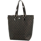 Gucci GG Pattern Tote Dark Brown