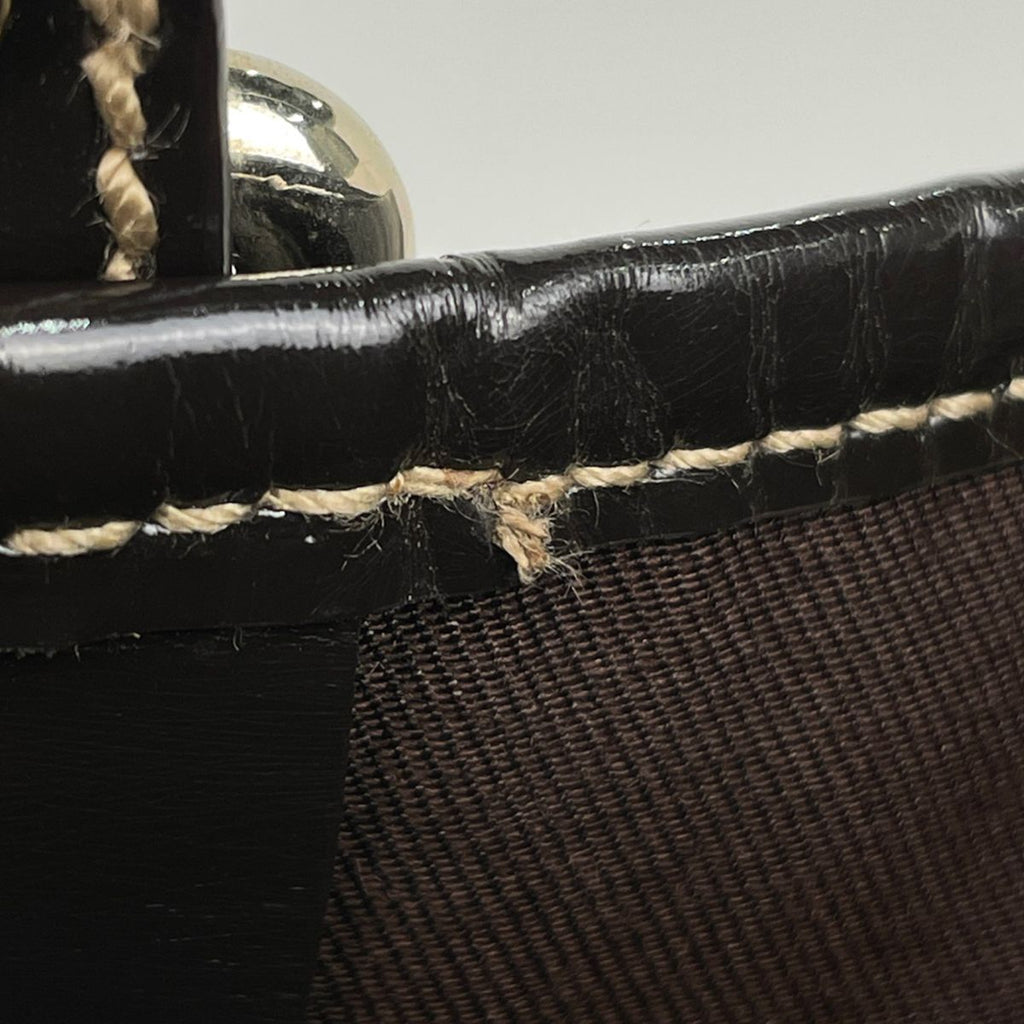 Gucci GG Pattern Tote Dark Brown — view 8