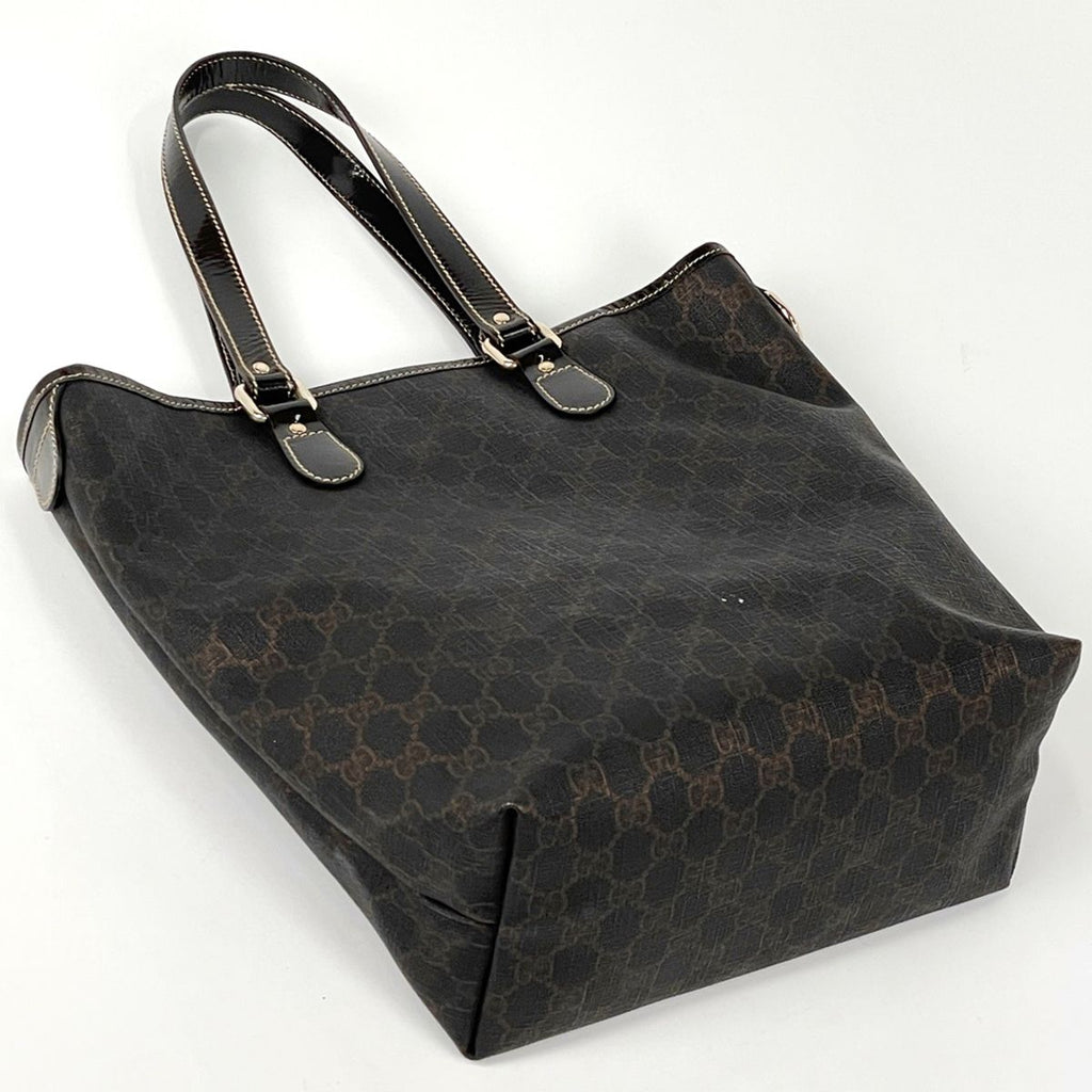 Gucci GG Pattern Tote Dark Brown — view 2