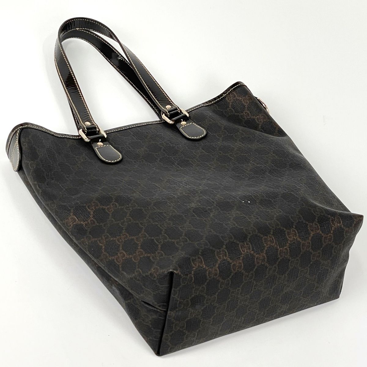 Gucci GG Pattern Tote Dark Brown — view 2