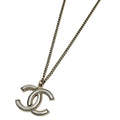 Chanel CC Logo Necklace Gold Plated