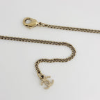 Chanel CC Logo Necklace Gold Plated — view 3