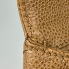 Chanel CC Logo Handbag Quilted Caviar Leather Beige — view 6
