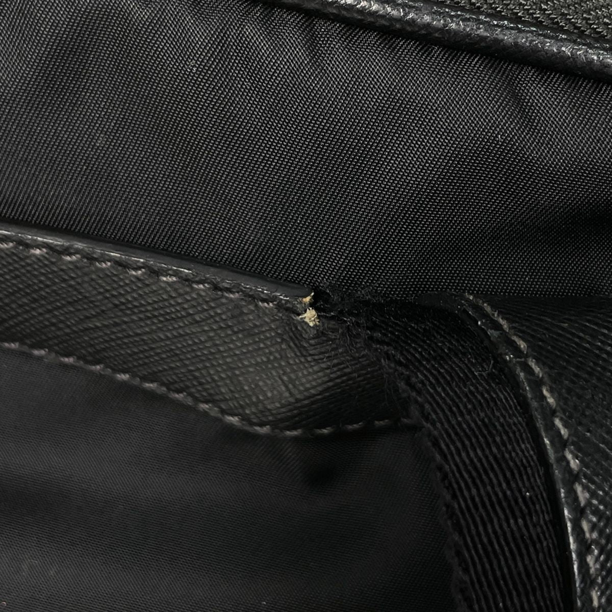 Prada Backpack Business Nylon Nero — view 5