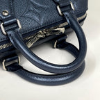 Louis Vuitton Speedy Bandouliere 20 2-Way Handbag Monogram Empreinte Navy Blue — view 4