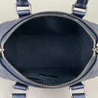 Louis Vuitton Speedy Bandouliere 20 2-Way Handbag Monogram Empreinte Navy Blue — view 7