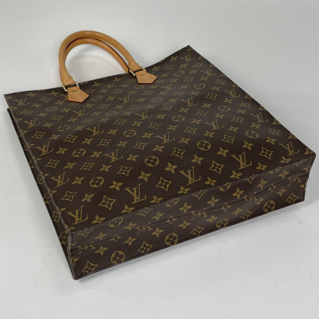 Louis Vuitton Sac Plat Tote Monogram Brown — view 2