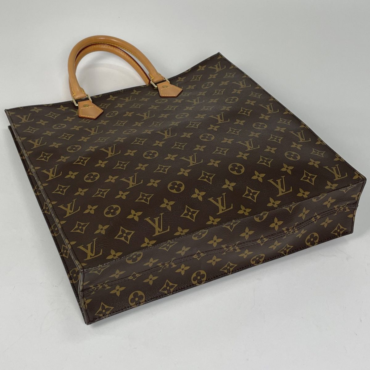 Louis Vuitton Sac Plat Tote Monogram Brown — view 2