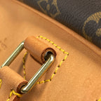 Louis Vuitton Deauville Bowling Vanity Handbag Monogram Brown — view 5