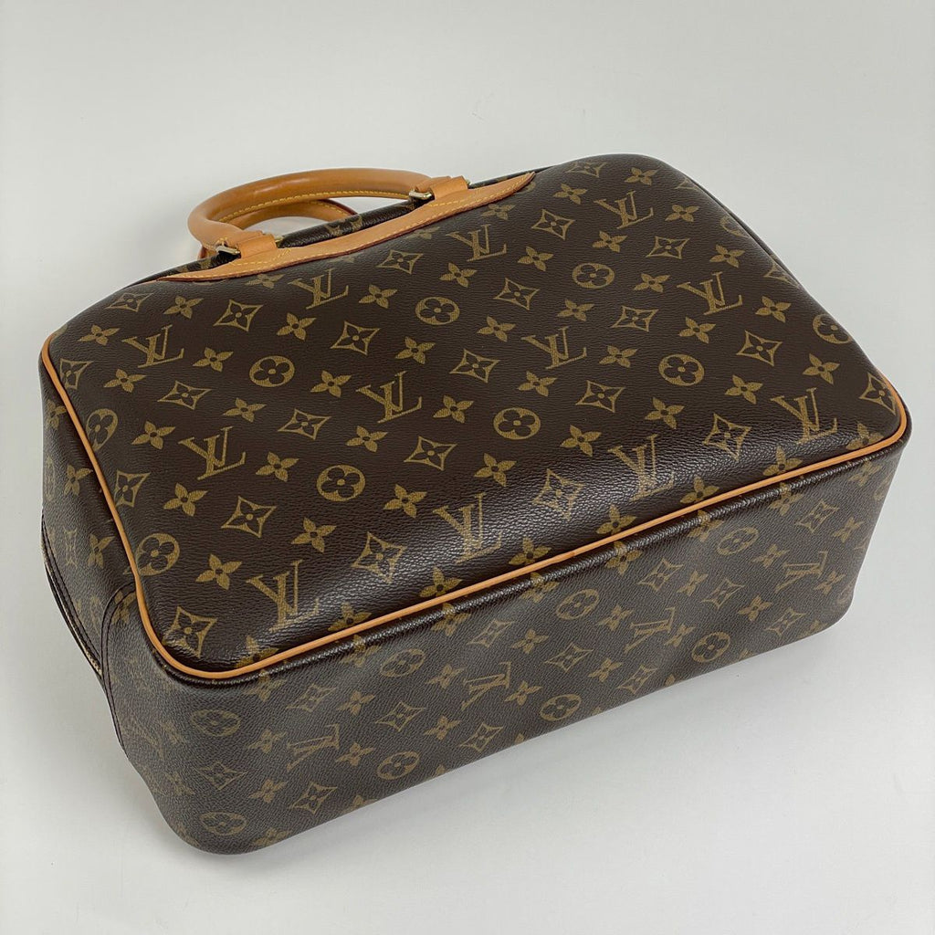 Louis Vuitton Deauville Bowling Vanity Handbag Monogram Brown — view 2