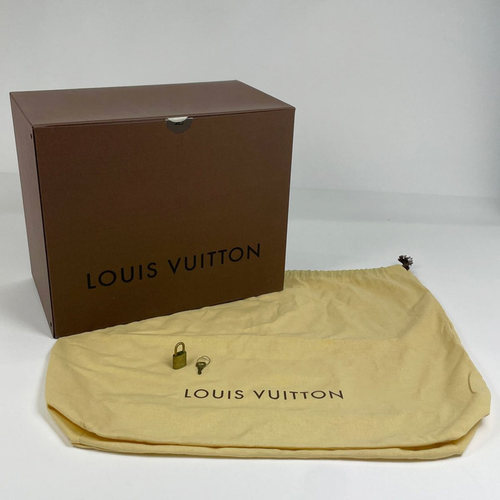 Louis Vuitton Deauville Bowling Vanity Handbag Monogram Brown — view 9