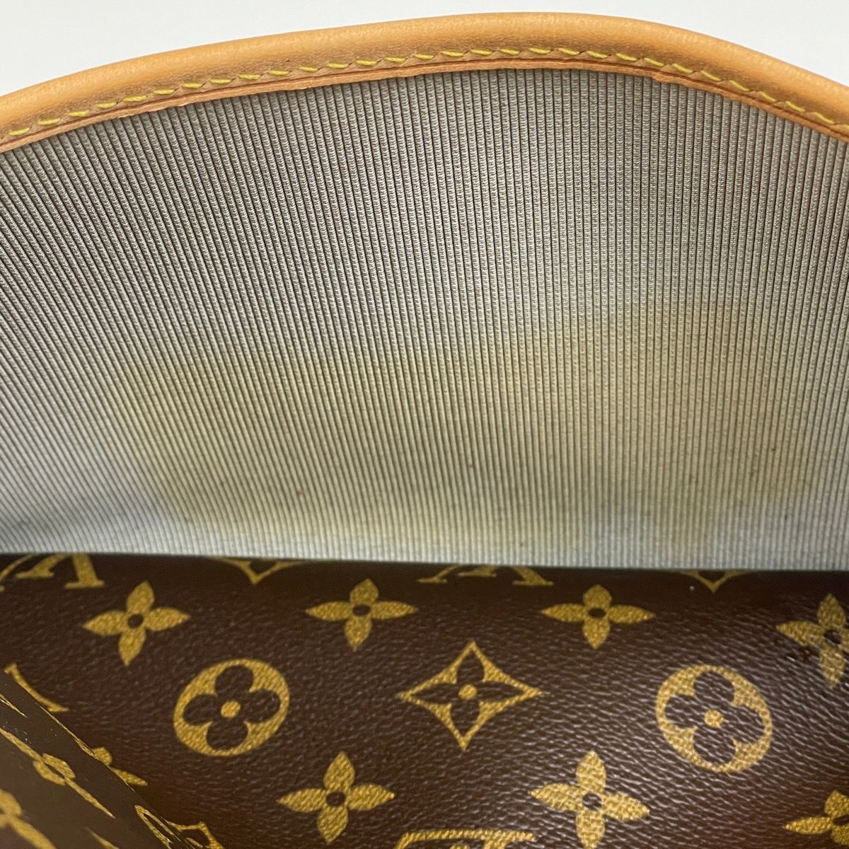 Louis Vuitton Deauville Bowling Vanity Handbag Monogram Brown — view 6