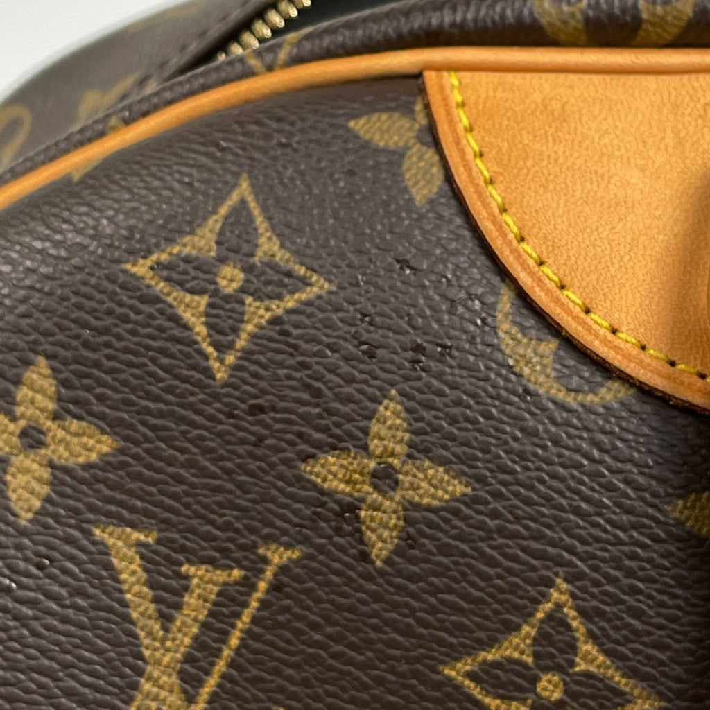Louis Vuitton Deauville Bowling Vanity Handbag Monogram Brown — view 4